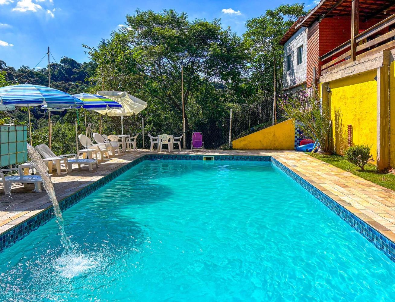 Casa de férias Com Churrasq E Piscina Em Embura Sp
